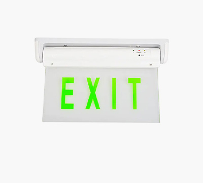 UL 94V-0 Flame-Rated Dual-Face LED Exit Sign